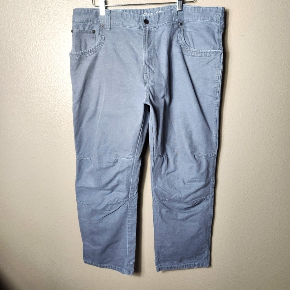 Eddie Bauer Mens Gray Relaxed Fit Outdoor Rugged Cargo Utility Pants-Size 40x30